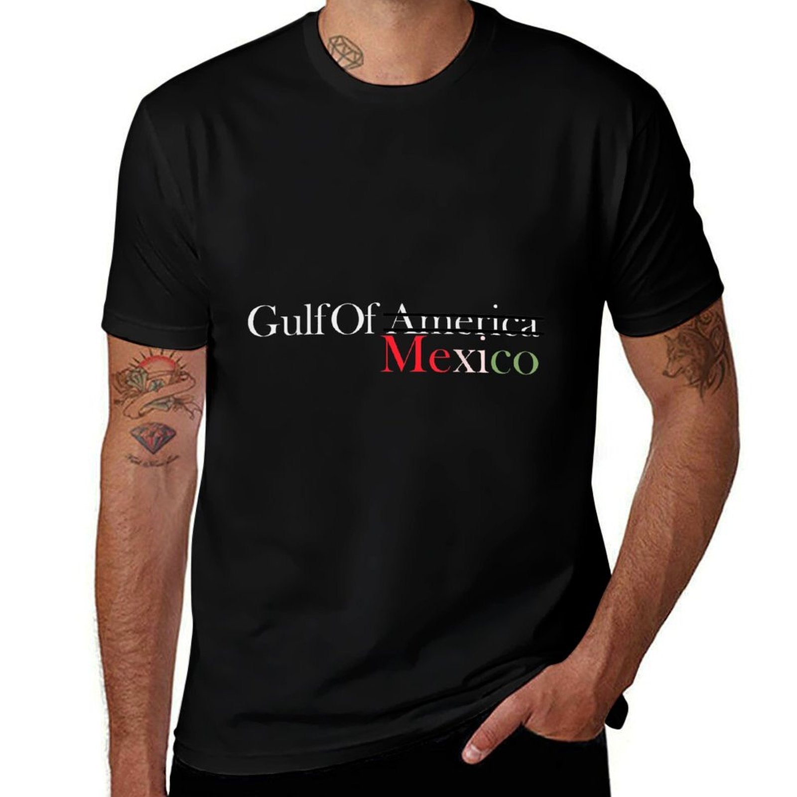 Gulf of Mexico Not America, Funny Gulf of Mexico Quick-drying T-Shirt