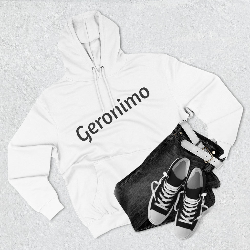 Geronimo Three-Panel Fleece Hoodie - Comfortable Casual Wear for Adventure Seekers