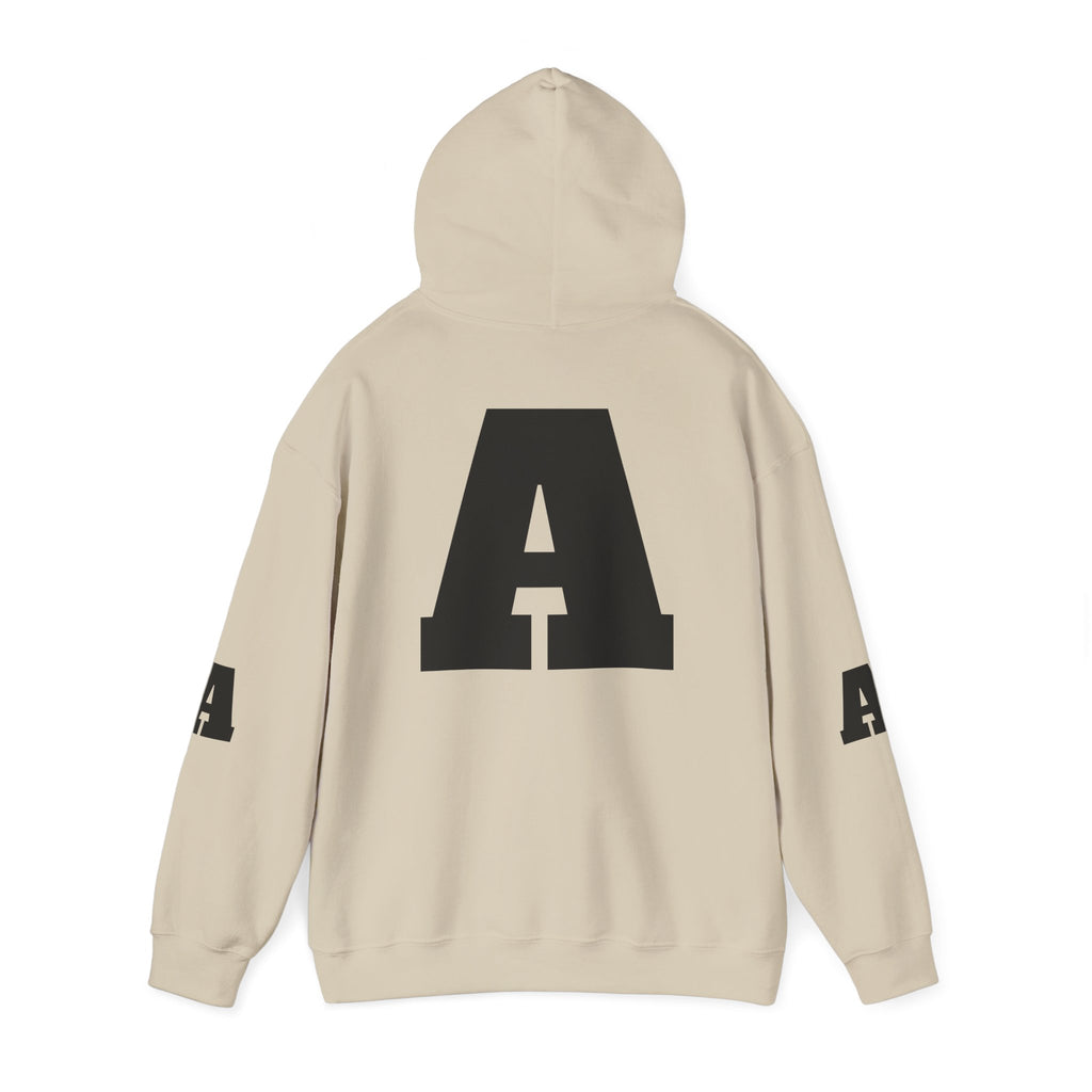 Bold Initials Unisex Hooded Sweatshirt