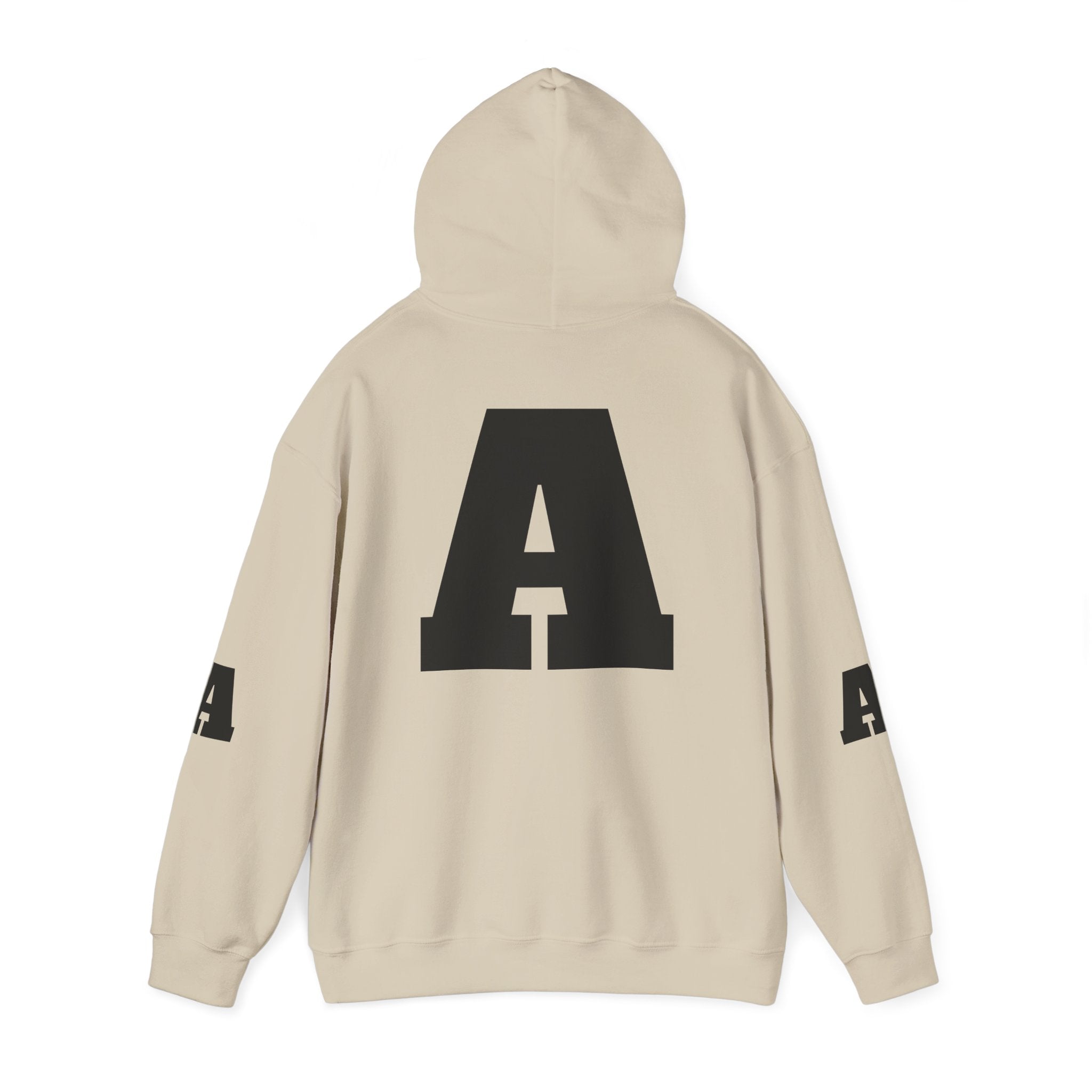 Bold Initials Unisex Hooded Sweatshirt