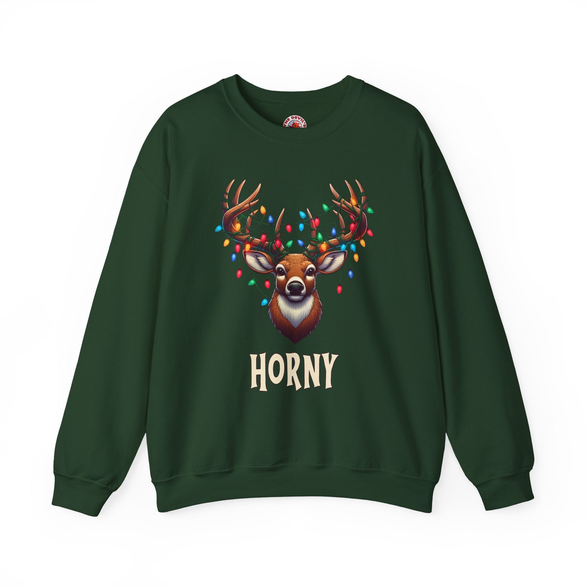 Horny Reindeer Crewneck Sweatshirt