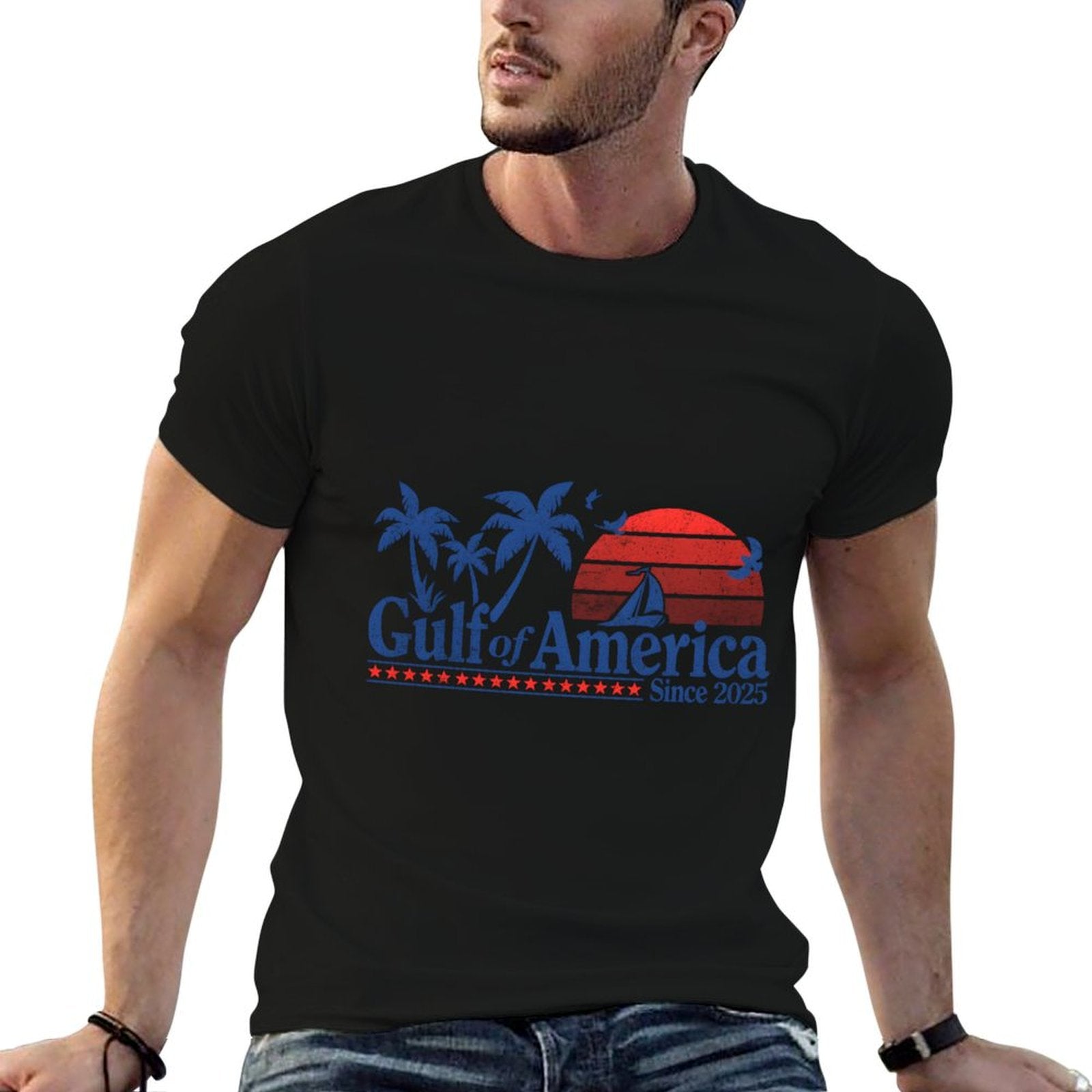 Gulf of US America Shirt Retro Golf of US America Shirt Sweatshirt Vintage-inspired T-Shirt
