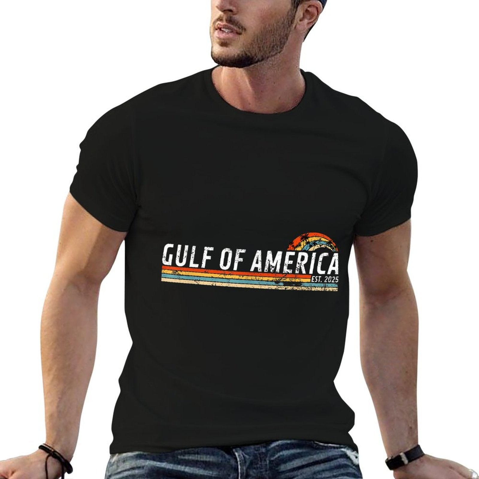 THE Gulf of US America Design - Gulf of US America Wrinkle-resistant T-Shirt