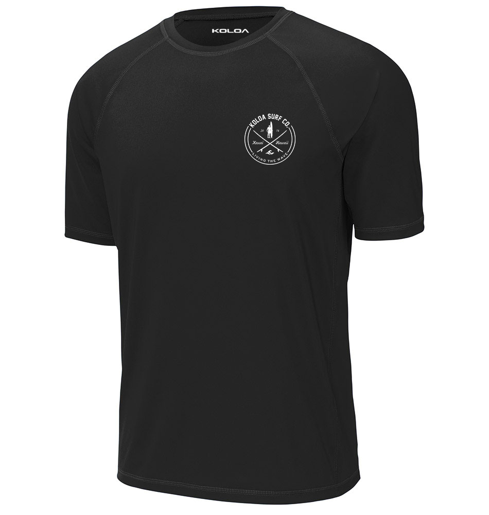Koloa Looking For Waves Men's Short Sleeve Rash Guard