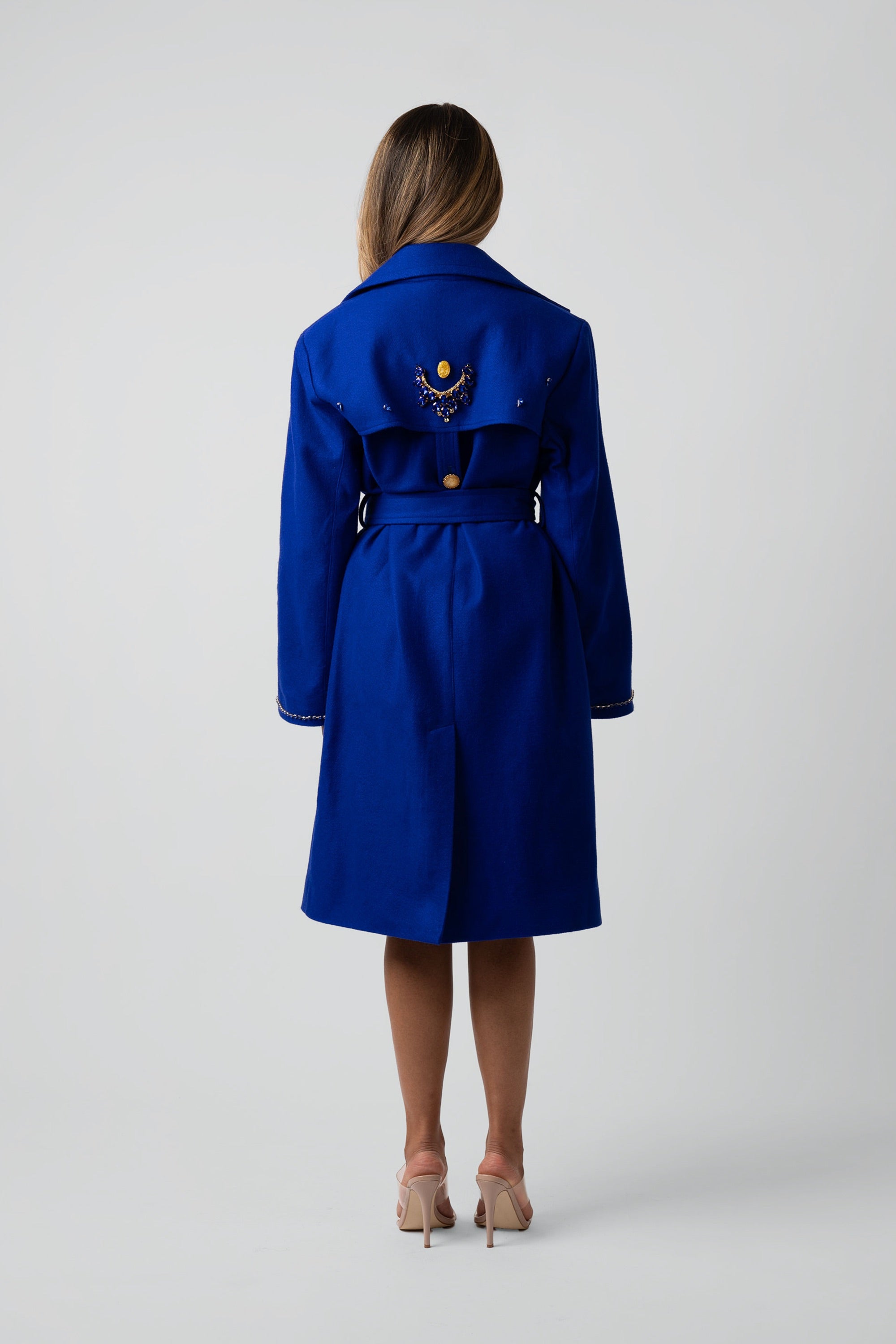 Ilya Indigo Wool Coat