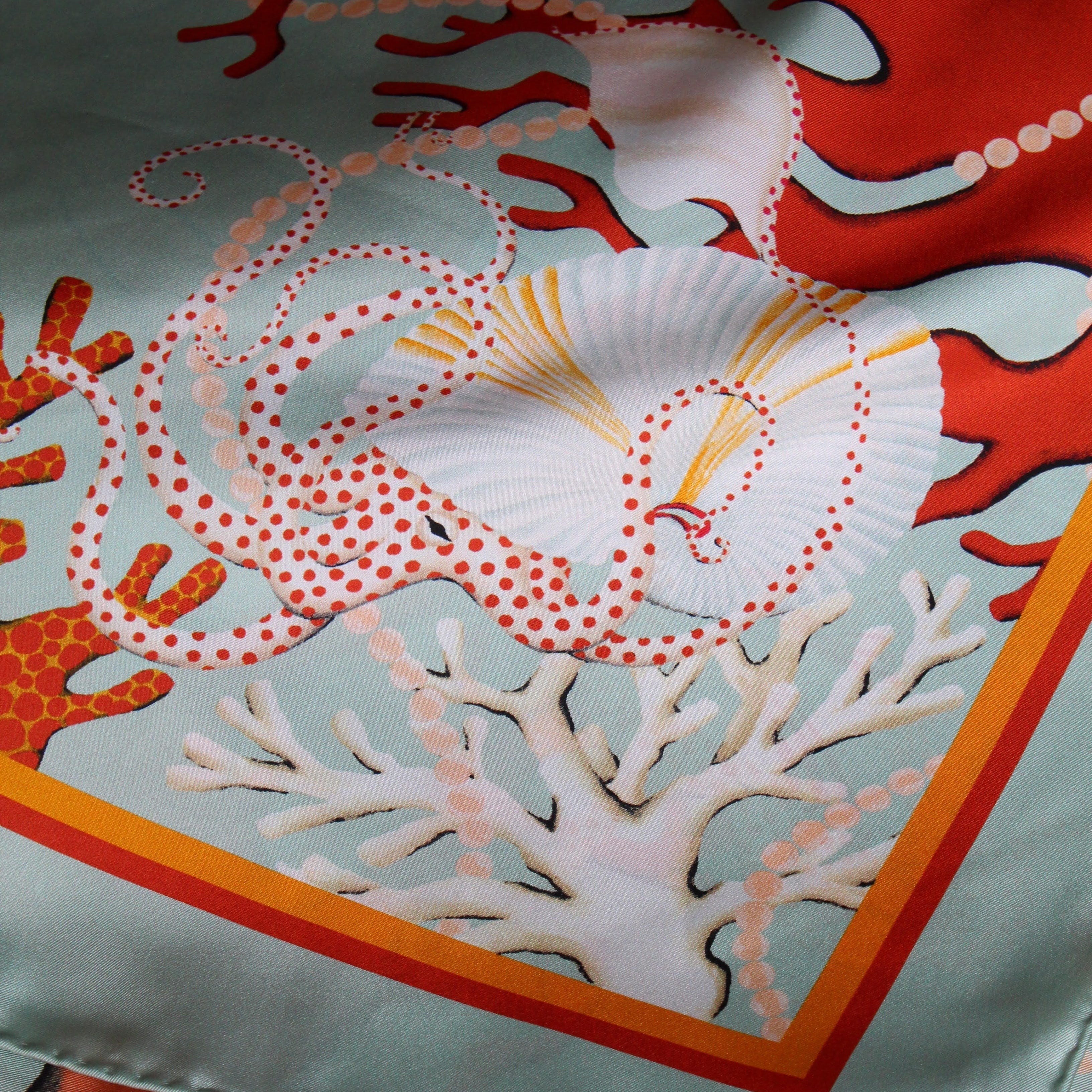 Prehistoric Seas Silk Scarf