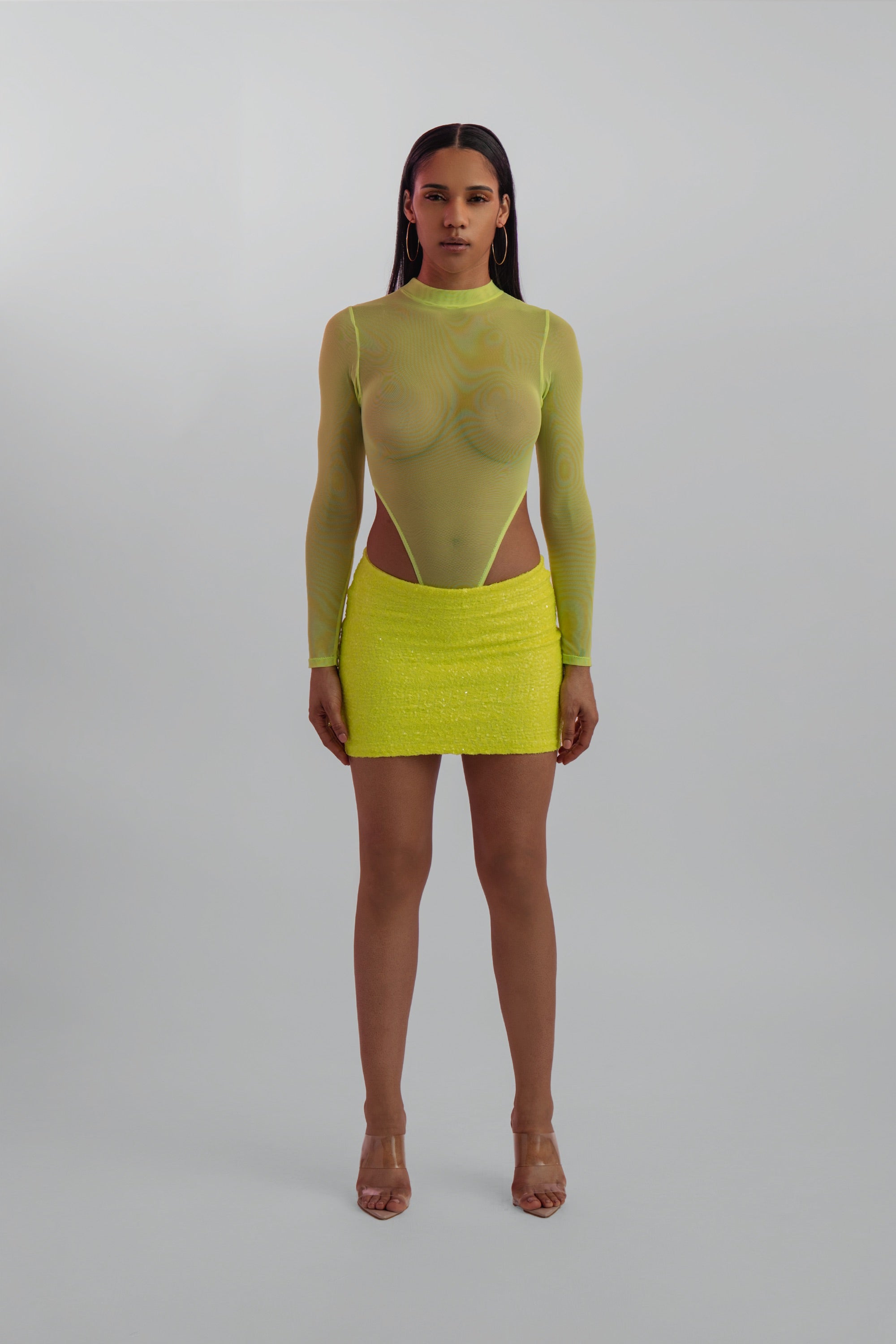 Sherry Sheer Bodysuit Top