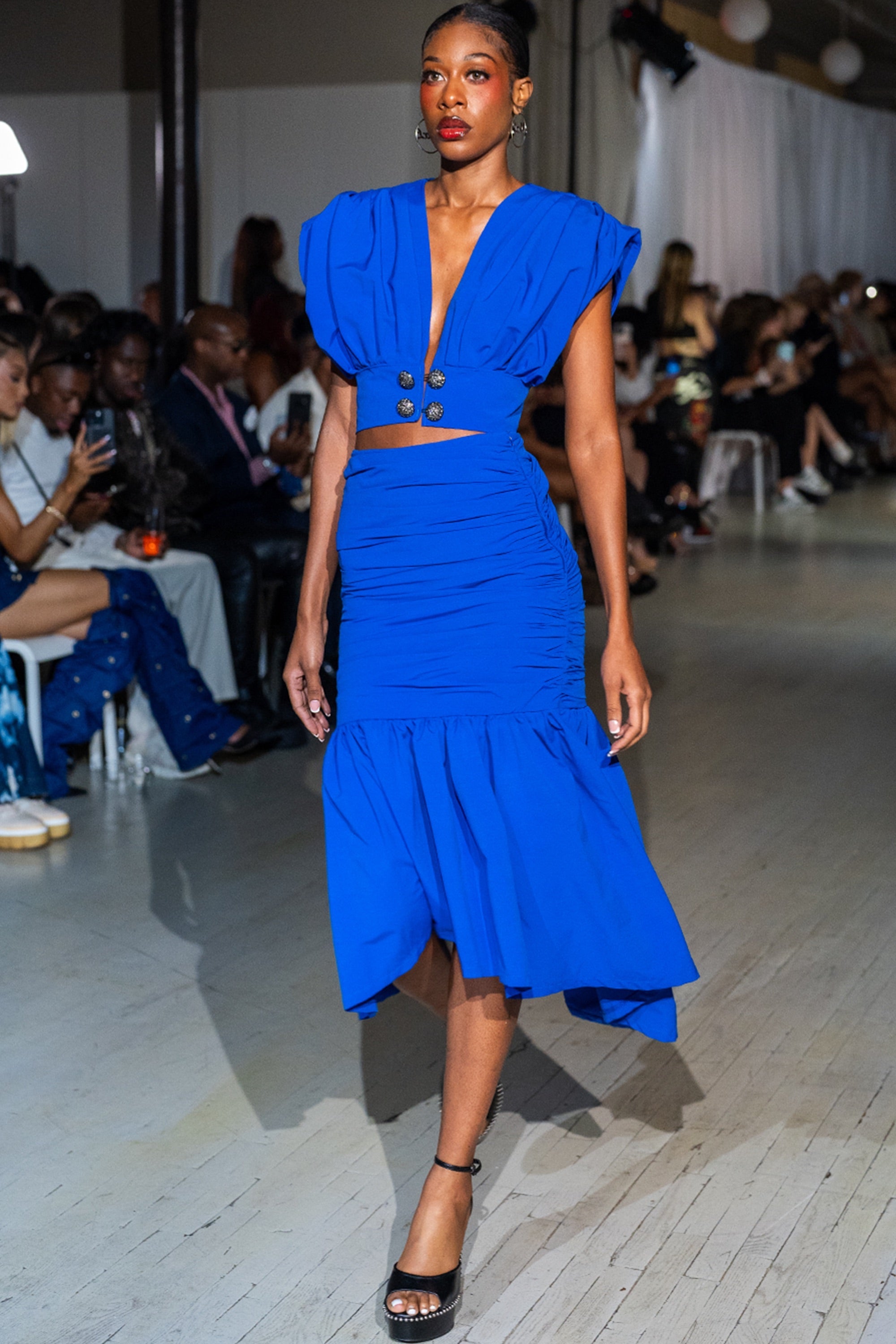 Rosalie Ruched Bubble Skirt