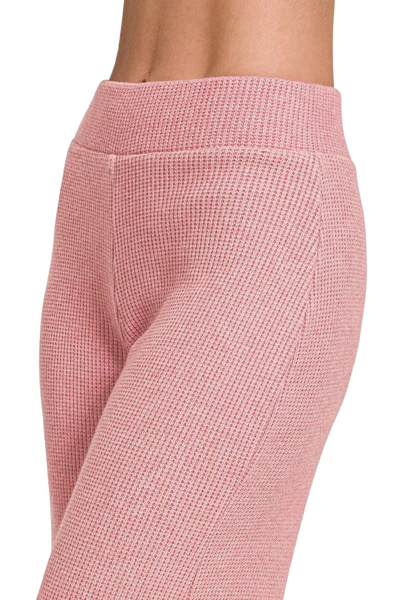 Sweater Boxy Top & Long Pants Set