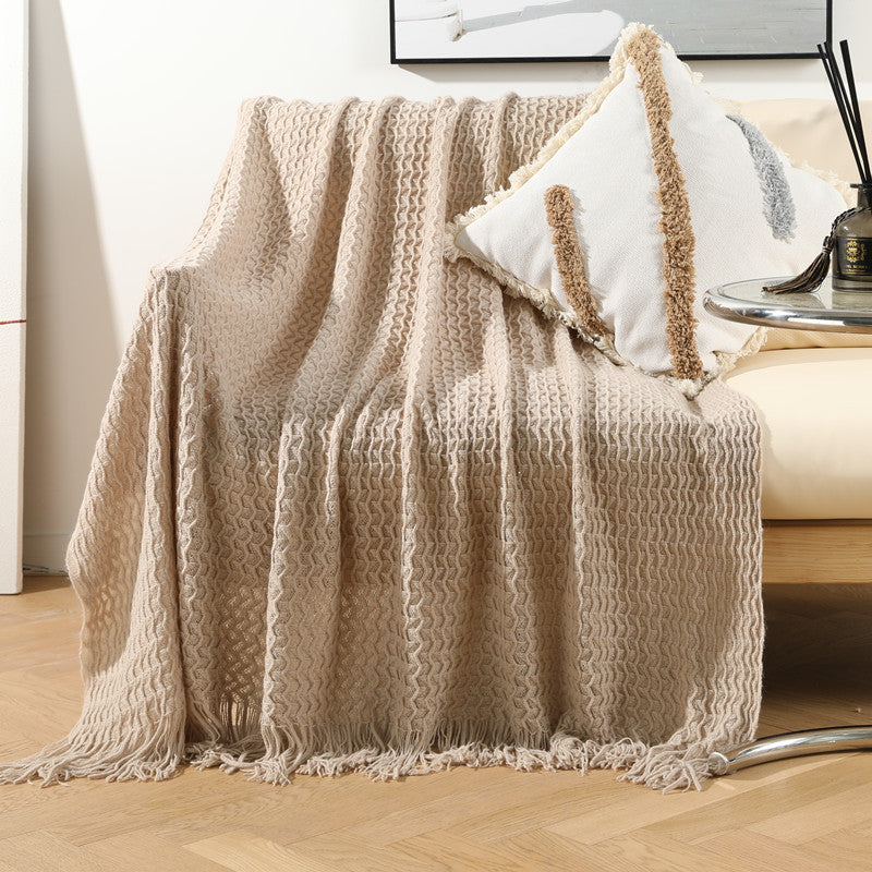 Sofa Cover Nap Blanket Knitted Small Blanket