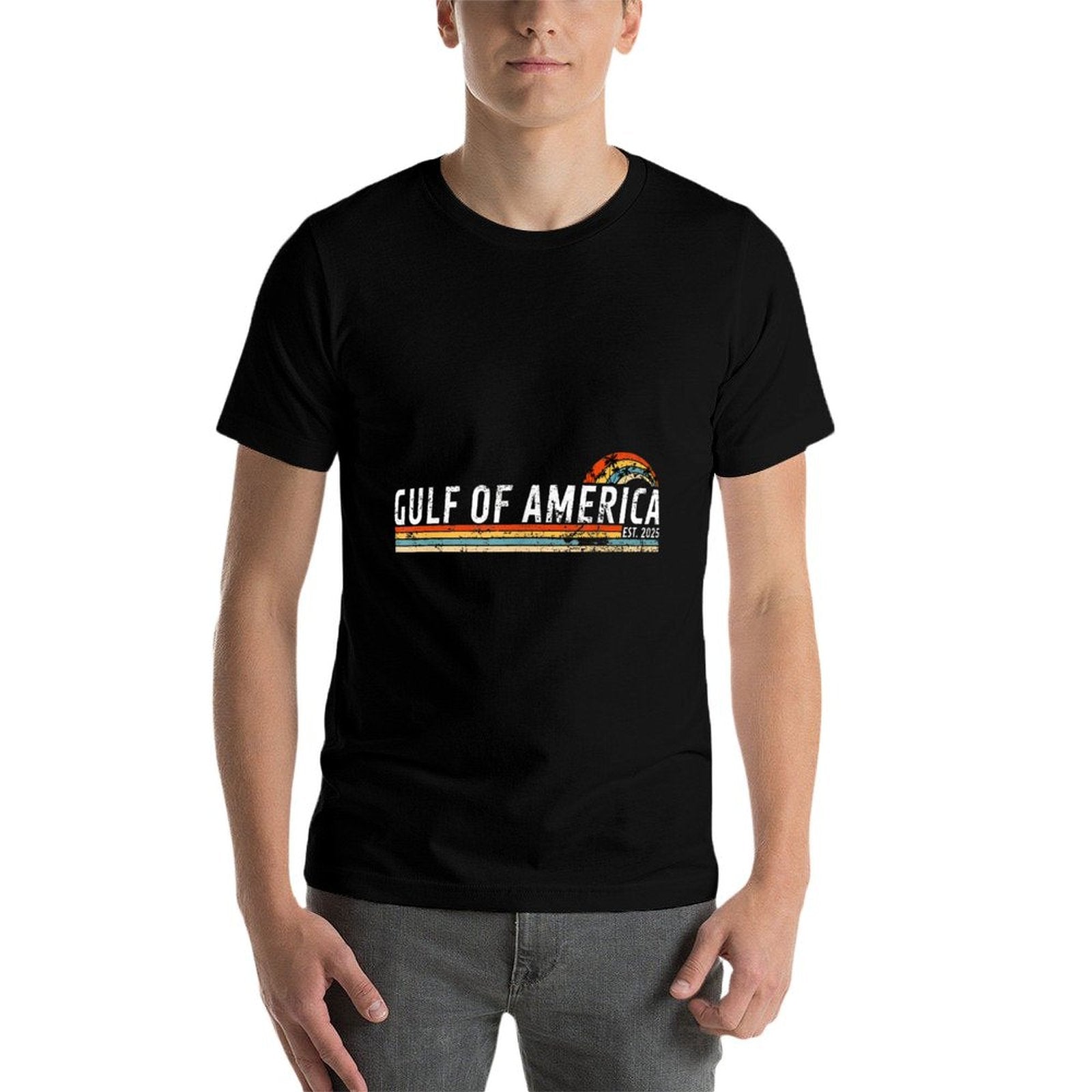 THE Gulf of US America Design - Gulf of US America Wrinkle-resistant T-Shirt