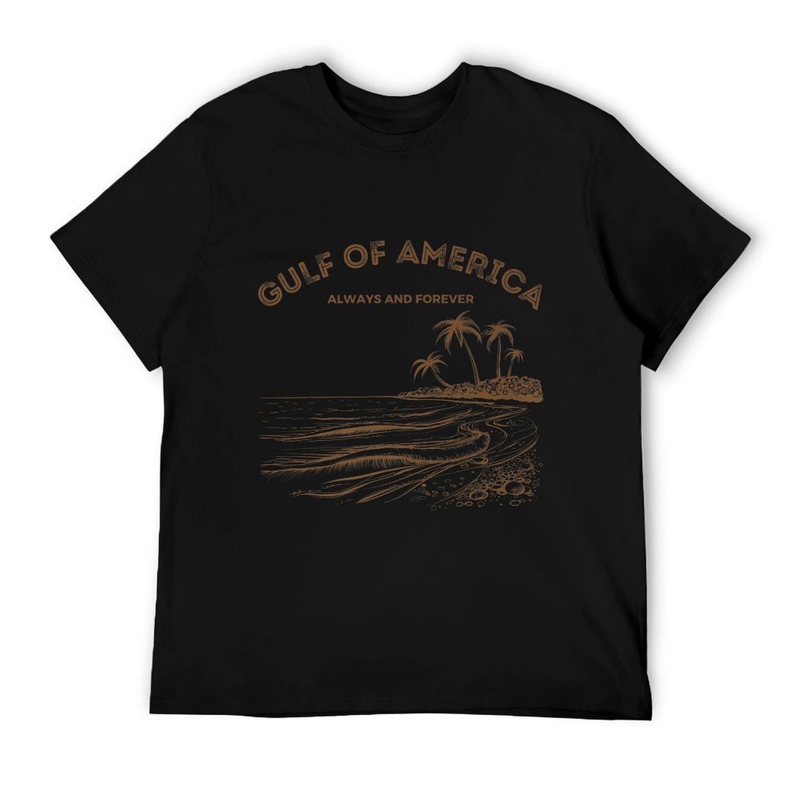 Gulf of USA America Retro Throwback Design Premium Affordable Price T-Shirt