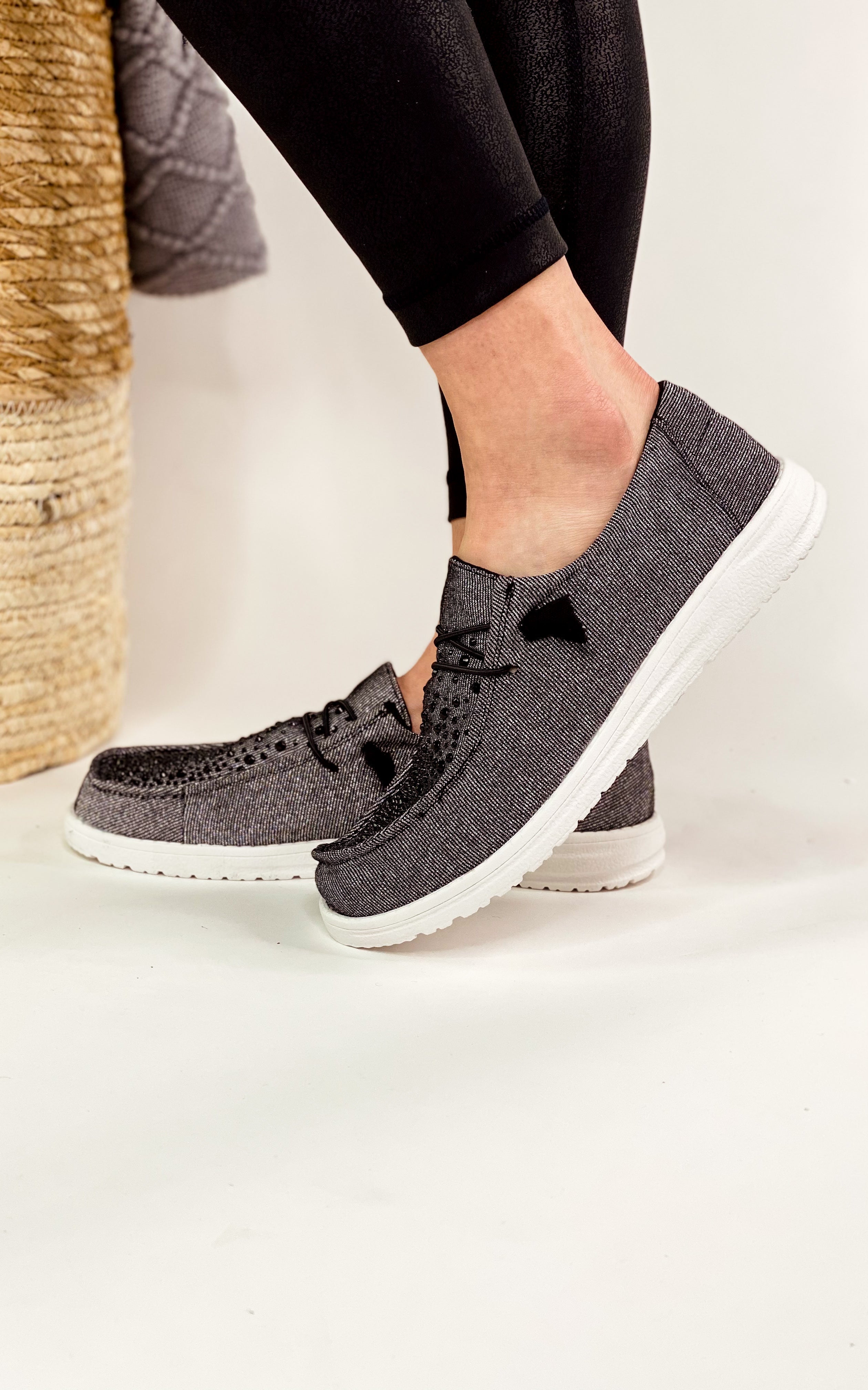 Maco Water Drop Sneaker in Black by Not Rated