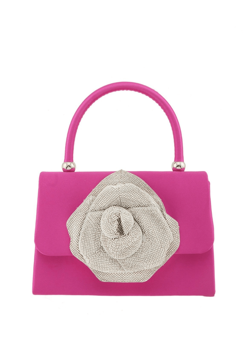 Melanie Rose Evening  Crossbody Bag with Rhinestones