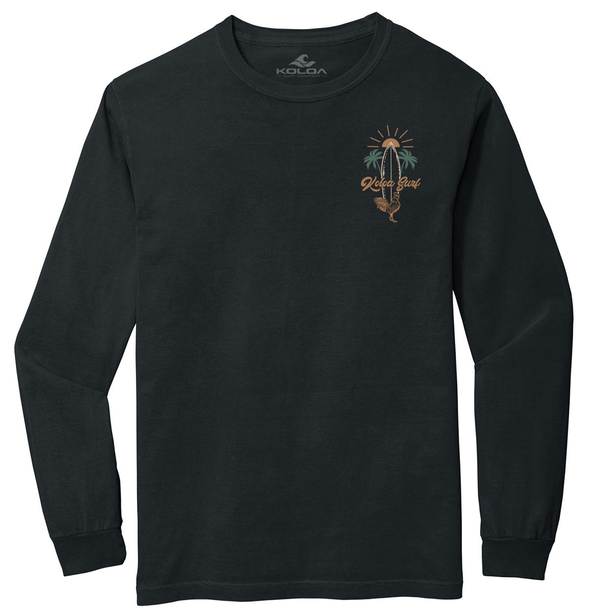 Koloa Rooster Board Pigment Dyed Long Sleeve T-Shirt